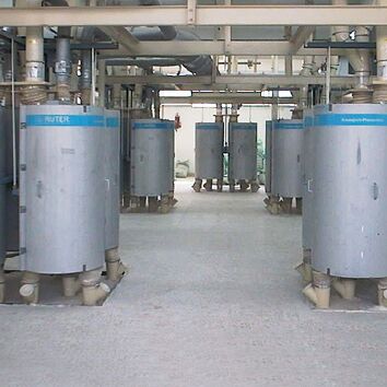 5 Kreuzjoch-Plansichter · 450 t/d Weizenmühle